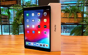 Ipad-air na caixa